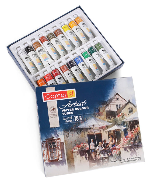 Camel Artist water colour tubes assorted 18 shades