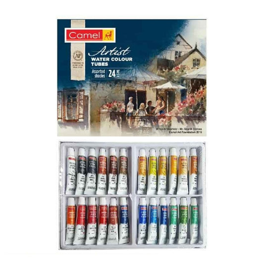 Camel Artist water colour tubes assorted 24 shades
