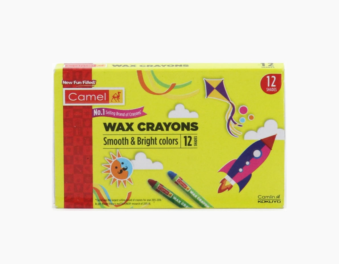Camel Wax crayons 12 shades