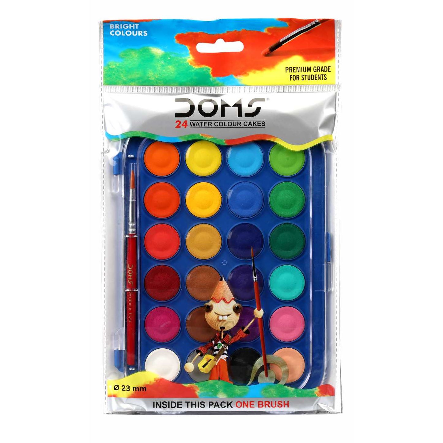 Doms water colour cakes 24 shades β Artparkindia