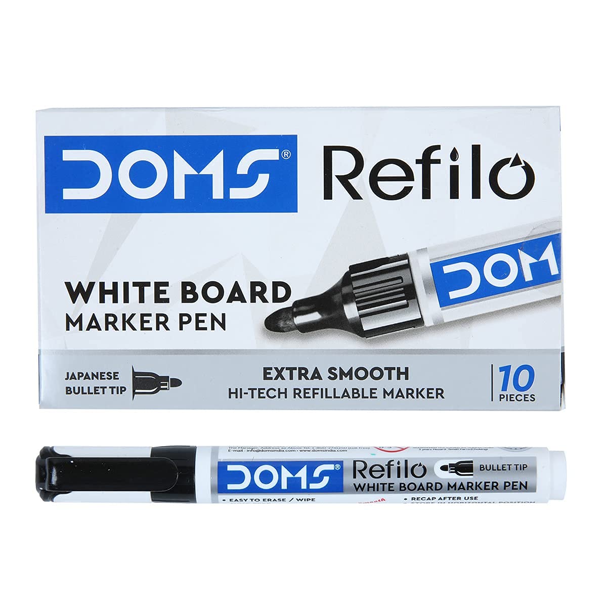 Doms white Board Marker pen Black