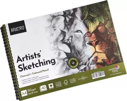 BRUSTRO SKETCHING WIRO PAD 110 GSM A4