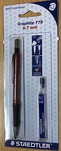 STAEDTLER MECHANICAL PENCIL WITH LEAD BLISTER PACK 0.7MM-779 07 ABKD