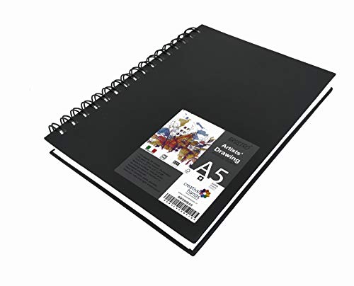 BRUSTRO SKETCH BOOK WIRO PORTRAIT 160GSM A5