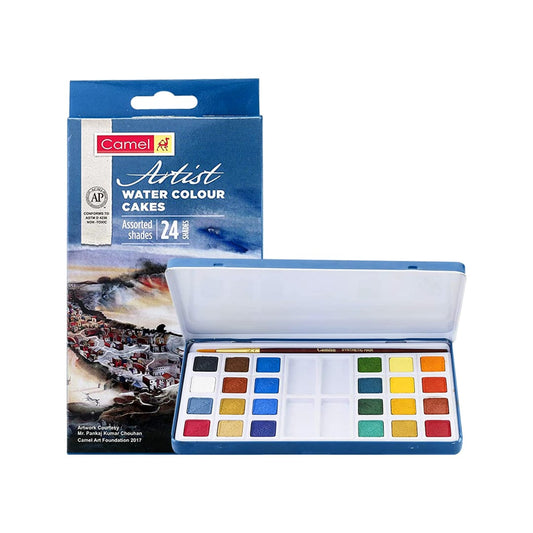 Camel Artist water colour cakes assorted 24 shades