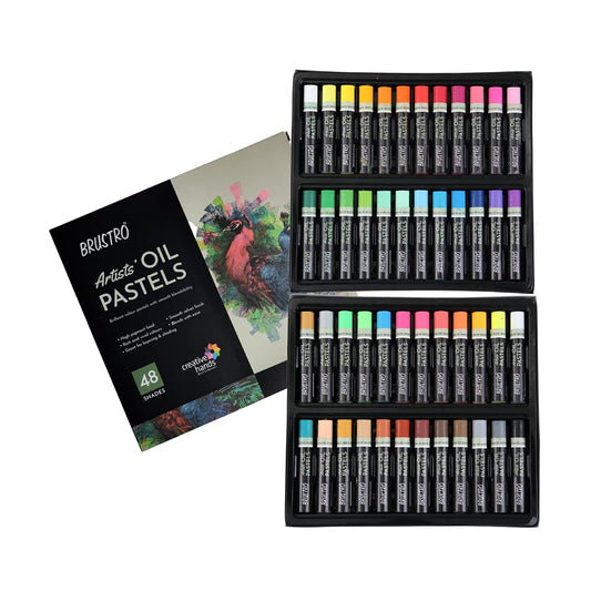 BRUSTRO OIL PASTELS SET OF 48