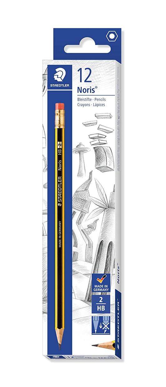 STAEDTLER NORIS 122 PENCIL PACK OF 12 HB-122 HB