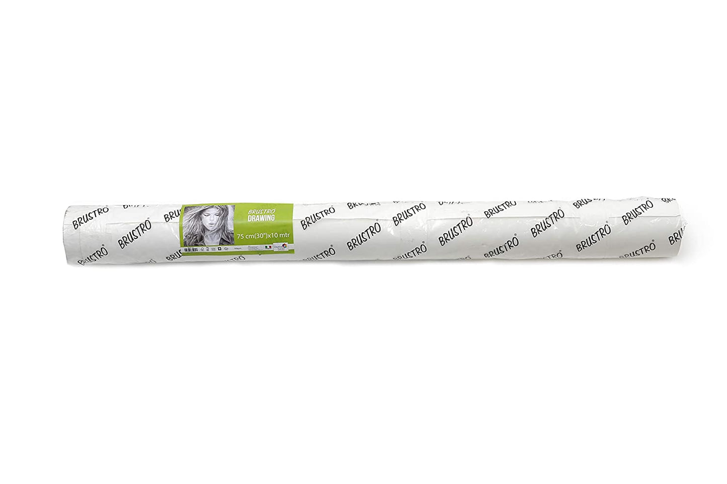 BRUSTRO DRAWING PAPER ROLL 120GSM 75CM(30")X10MTR