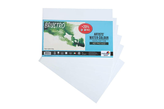 BRUSTRO WC PAPER 300GSM HP 100%COTTON A4