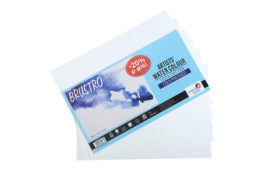 BRUSTRO WC PAPER 300GSM CP 100%COTTON A4