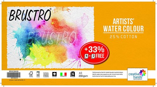 BRUSTRO WC PAPER 200GSM A3