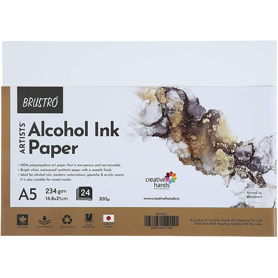 BRUSTRO ALCOHOL INK PAPER 234GSM A5
