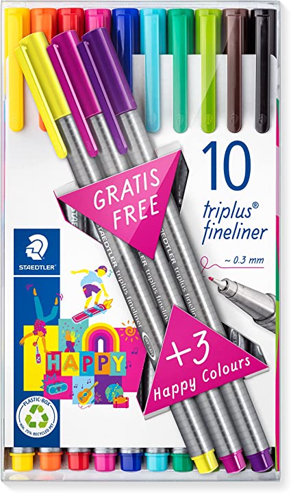 STAEDTLER TRIPLUS FINELINER SET OF 13-334 TB13