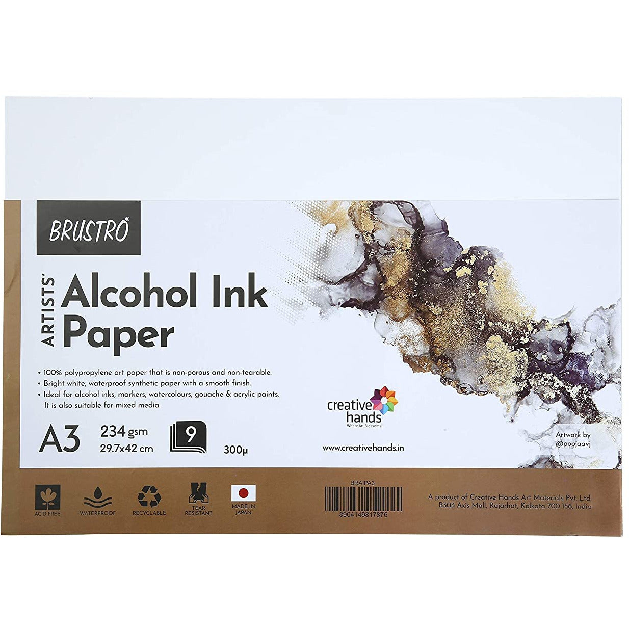 BRUSTRO ALCOHOL INK PAPER 234GSM A3