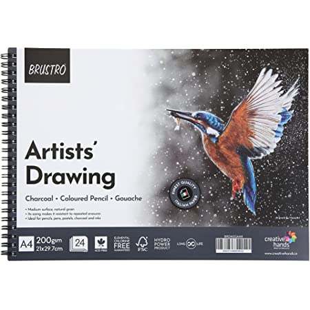 BRUSTRO DRAWING  WIRO PAD 200GSM A4