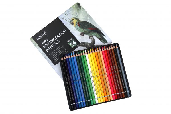 BRUSTRO WATER COLOUR PENCILS SET OF 24