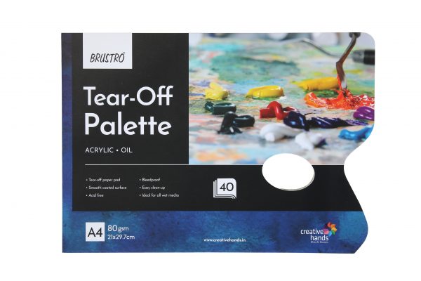 BRUSTRO TEAR-OFF PALETTE A4 80GSM 40SHEETS