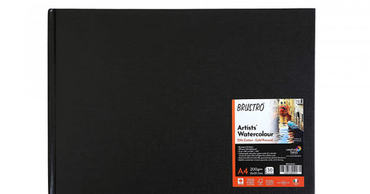 BRUSTRO WC TRAVEL JOURNAL 200GSM STITCH BOUND A4