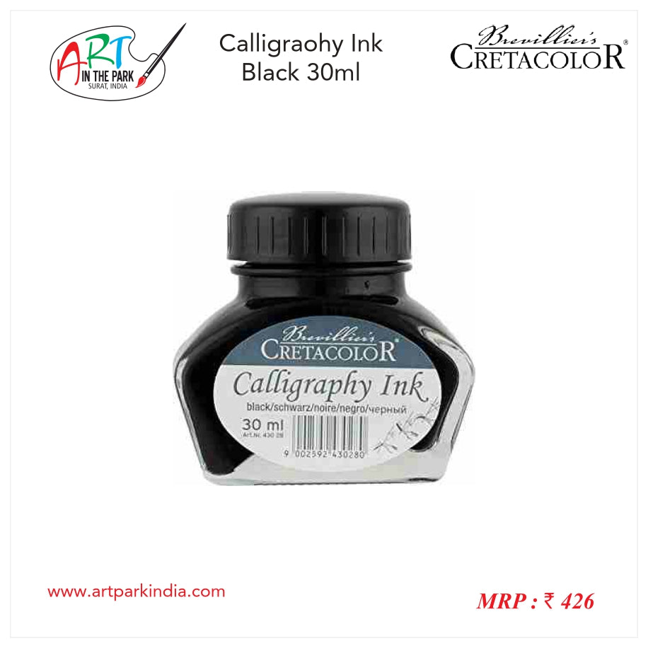 CRETACOLOR CALLIGRAPHY INK BLACK