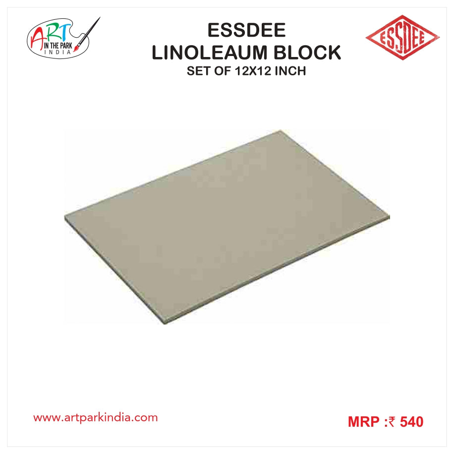 ESSDEE LINOLEAUM BLOCK SET OF 12x12 inch