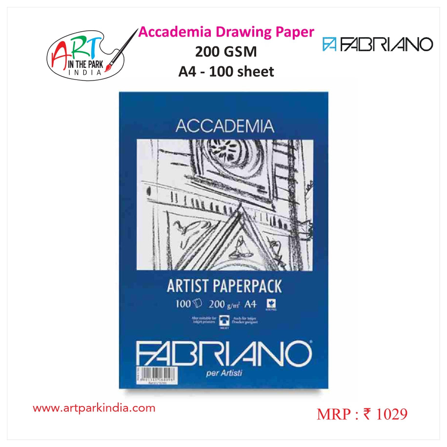 FABRIANO ACCADEMIA DRAWING PAPER 200GSM A4