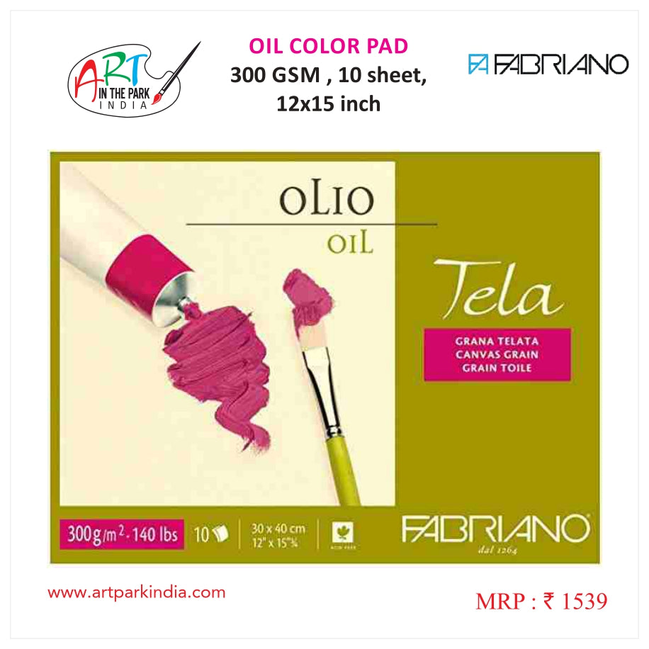 FABRIANO OIL COLOR PAD 300gsm, 12x15inch