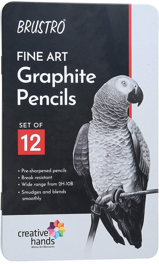Brustro artist sketching pencil set of 12