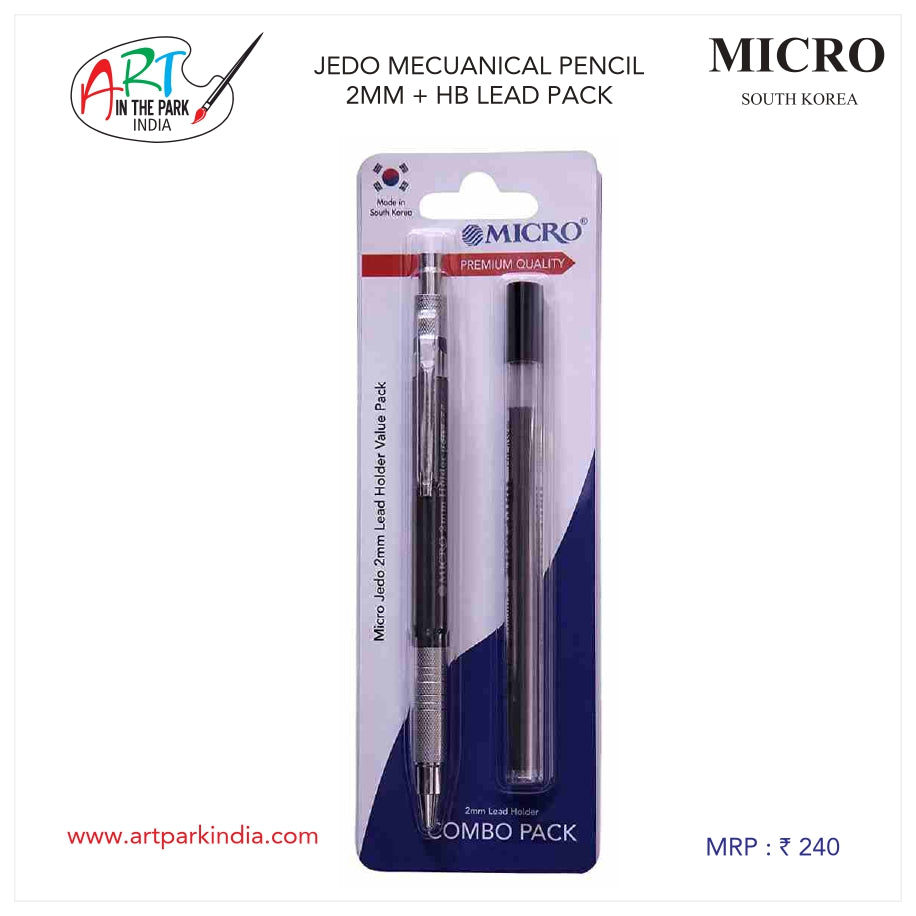 MICRO JEDO MECHANICAL PENCIL 2.0 mm+HB LEAD PACK