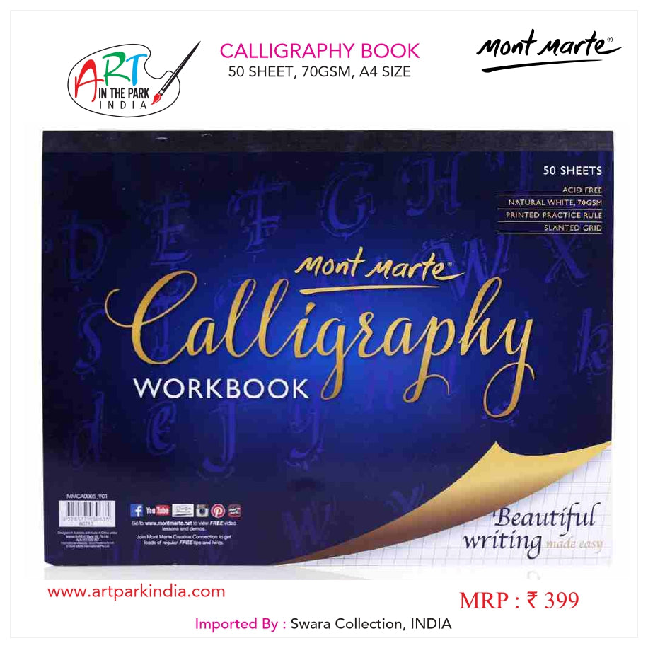 MONT MARTE CALLIGRAPHY BOOK A4 SIZE