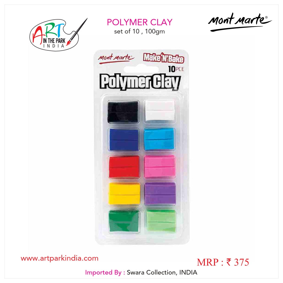 MONT MARTE POLYMER CLAY SET OF 10