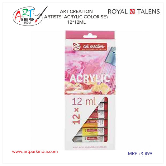 ROYAL TALENS ART CREATION ARTISTS' ACRYLIC COLOUR 12x12ml
