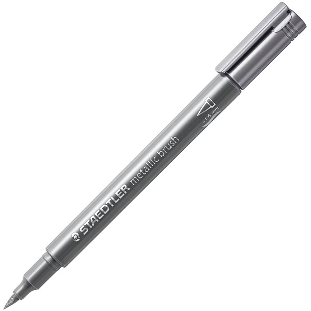 STAEDTLER METALIC BRUSH PEN SILVER-8321 81