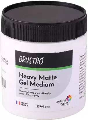 BRUSTRO HEAVY MATTE GEL MEDIUM 237ML