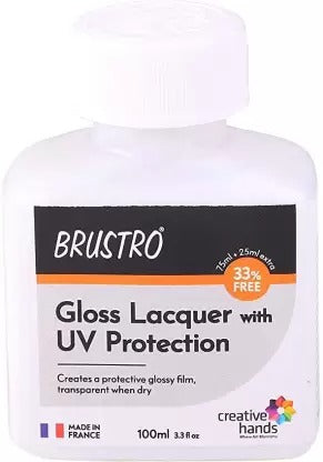 BRUSTRO GLOSS LACQUER WITH UV PROTECTION 100ML