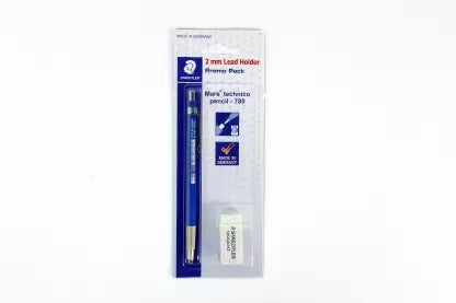 STAEDTLER MECHANICAL PENCIL WITH ERASER 2MM-780 C BKE