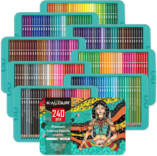 ARTPARK PREMIUM COLORED PENCIL 240pcs FOR COLORING ,SKETCHING