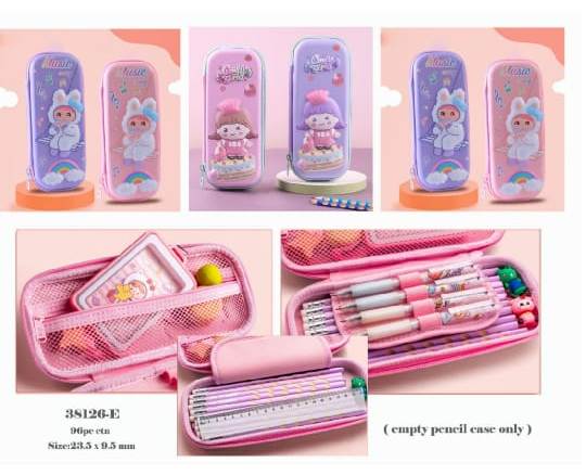 AP PENCIL CASE (PLASTIC) BR 38126B-BRT