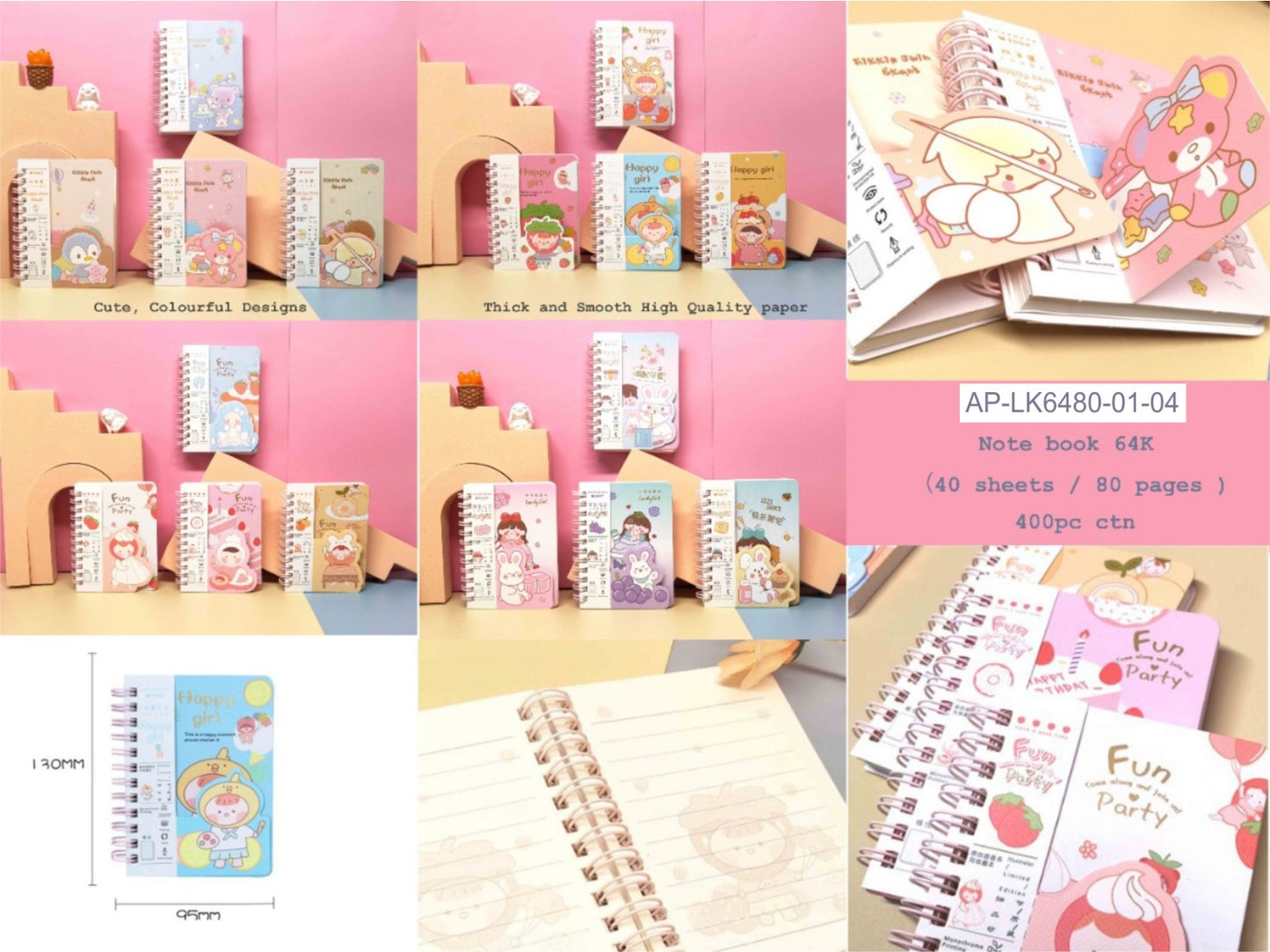 AP NOTEBOOK DIARY BR LK6480-01-04