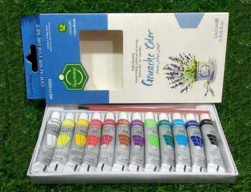 KEEPSMILING GOUCH COLOR SET PACK OF 12x12ml