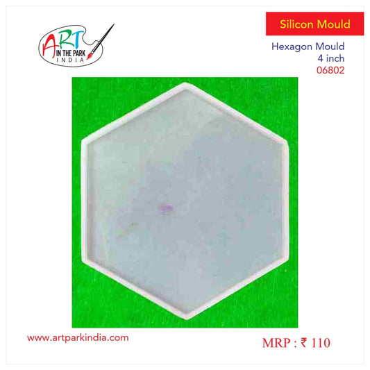 Artpark silicon mould Hexago mould 4" 06802