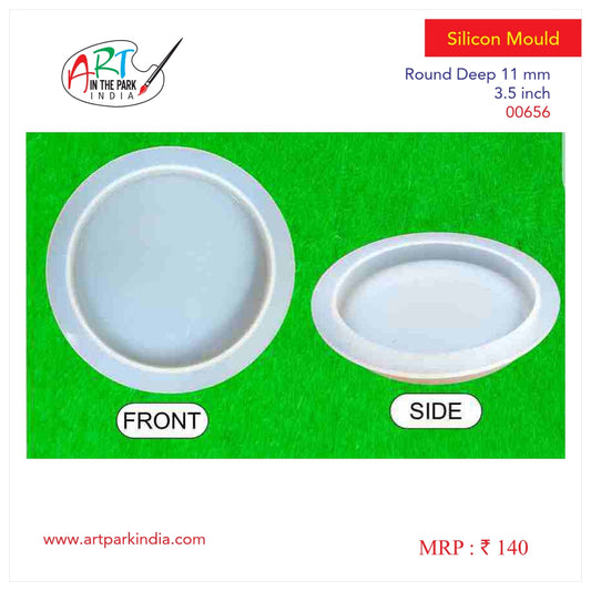 Artpark Silicon Mould Round Deep 11mm 3.5"