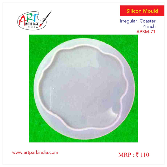 Artpark Silicon Mould Irregular coster 4"