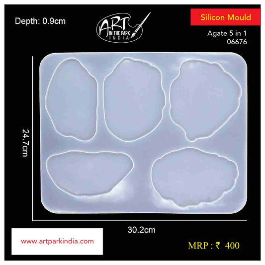 Artpark Silicon Mould Agate 5 in 1-06676