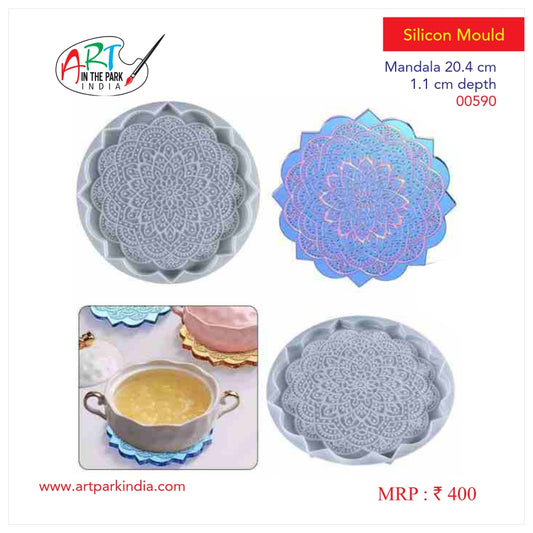 Artpark Silicon Mould Mandala 20.4 cm