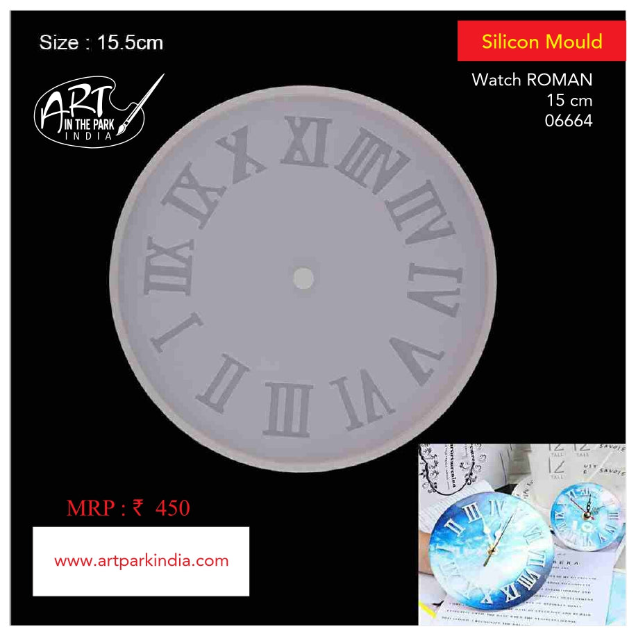 Artpark Silicon Mould Watch Roman 15cm