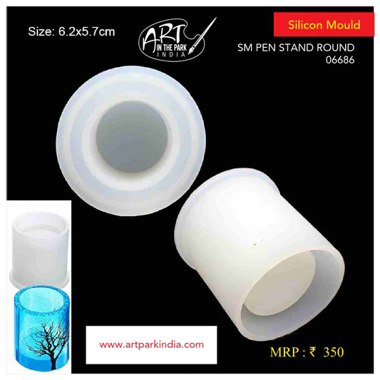 Artpark Silicon Mould Pen Stand Round