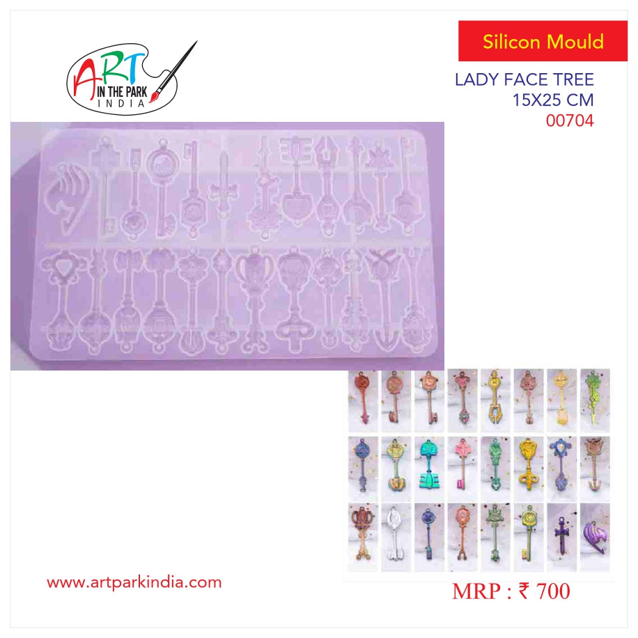 Artpark Silicon Mould Hair Clip set of 24