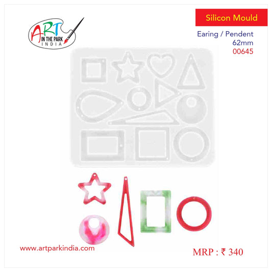 Artpark Silicon Mould Earing/Pendent 62mm