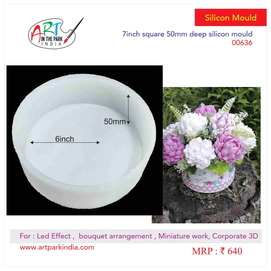 Artpark Silicon Mould Round 7" 50mm Deep