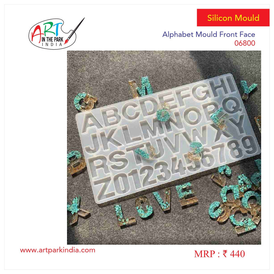 Artpark Silicon Mould Alphabet Front Face 06800